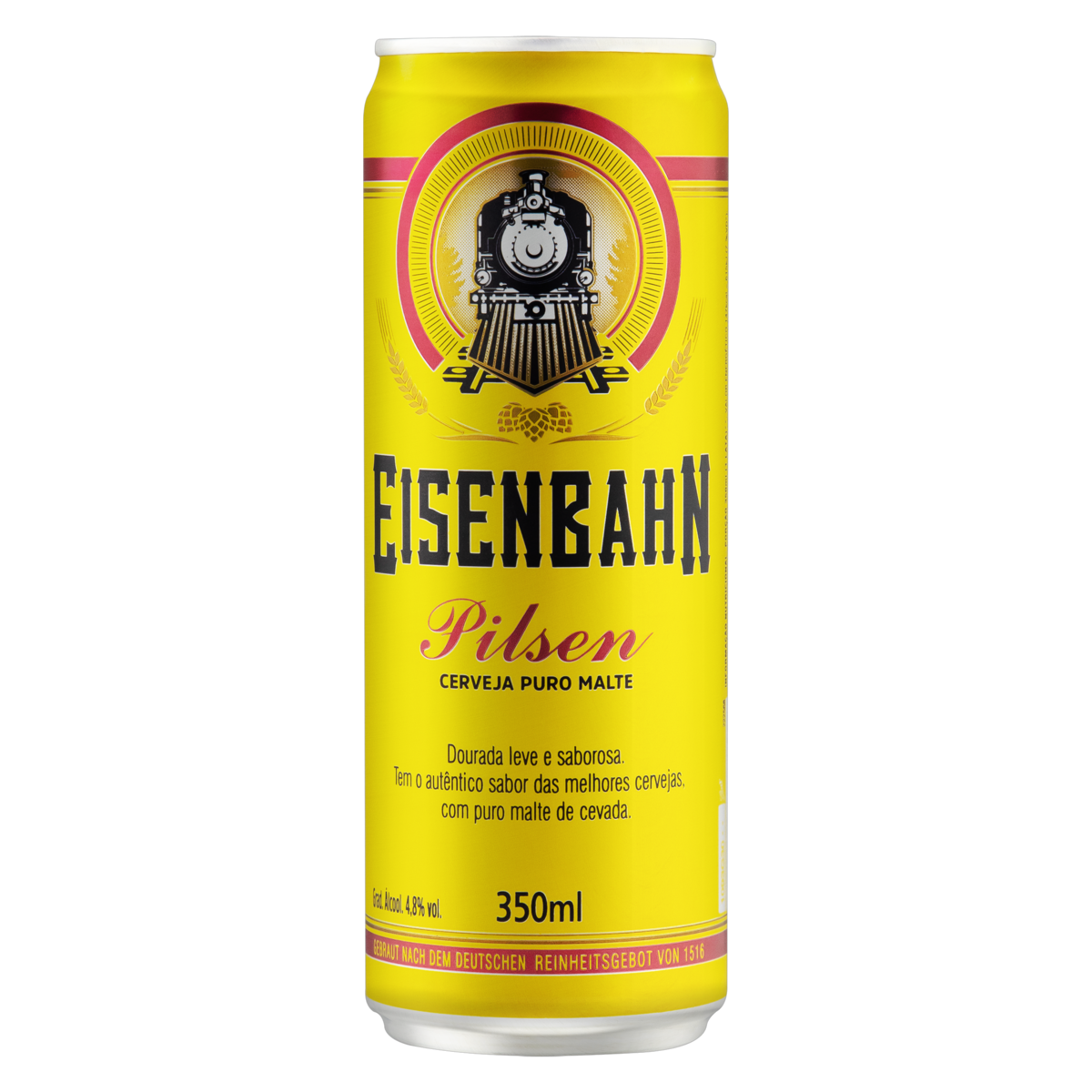 Cerveja Pilsen Puro Malte Eisenbahn Lata 350ml