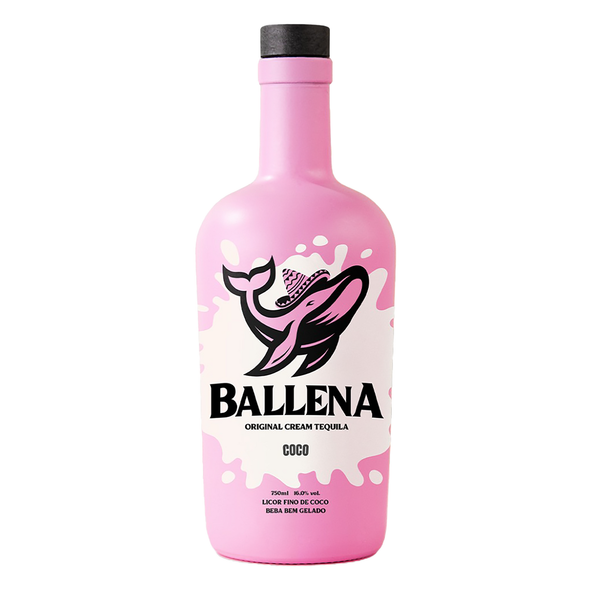 Licor Fino Coco Ballena Garrafa 750ml