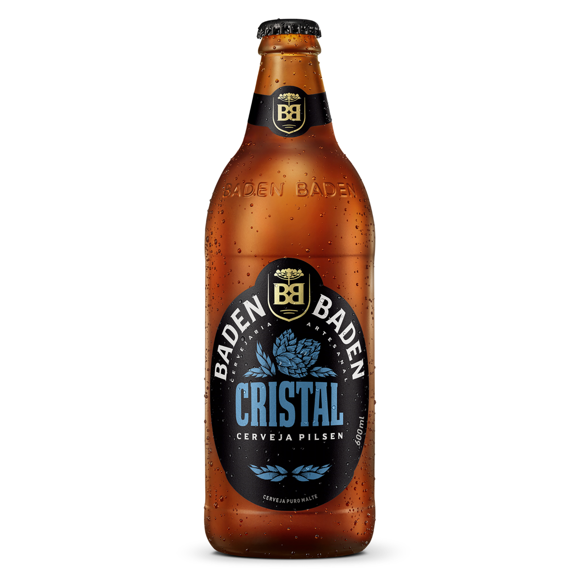 Cerveja Pilsen Puro Malte Cristal Baden Baden Garrafa 600ml