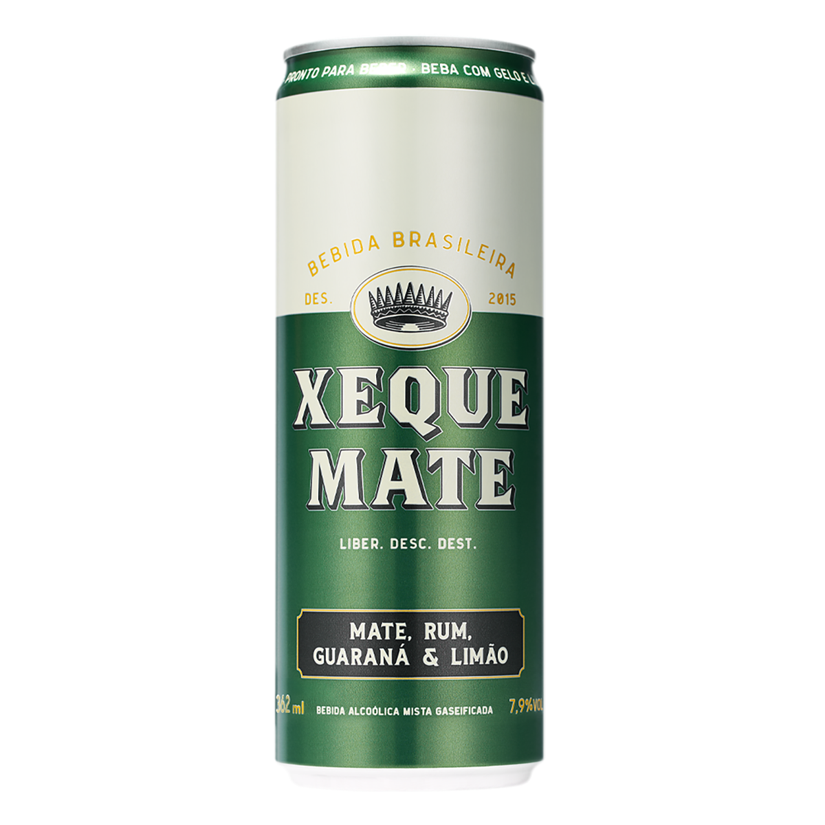 Bebida Alcóolica Mista Gaseificada Xeque Mate 362Ml